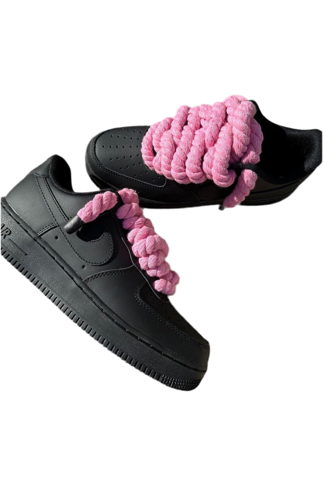 Black Ropez "Bubble Gum" Laces