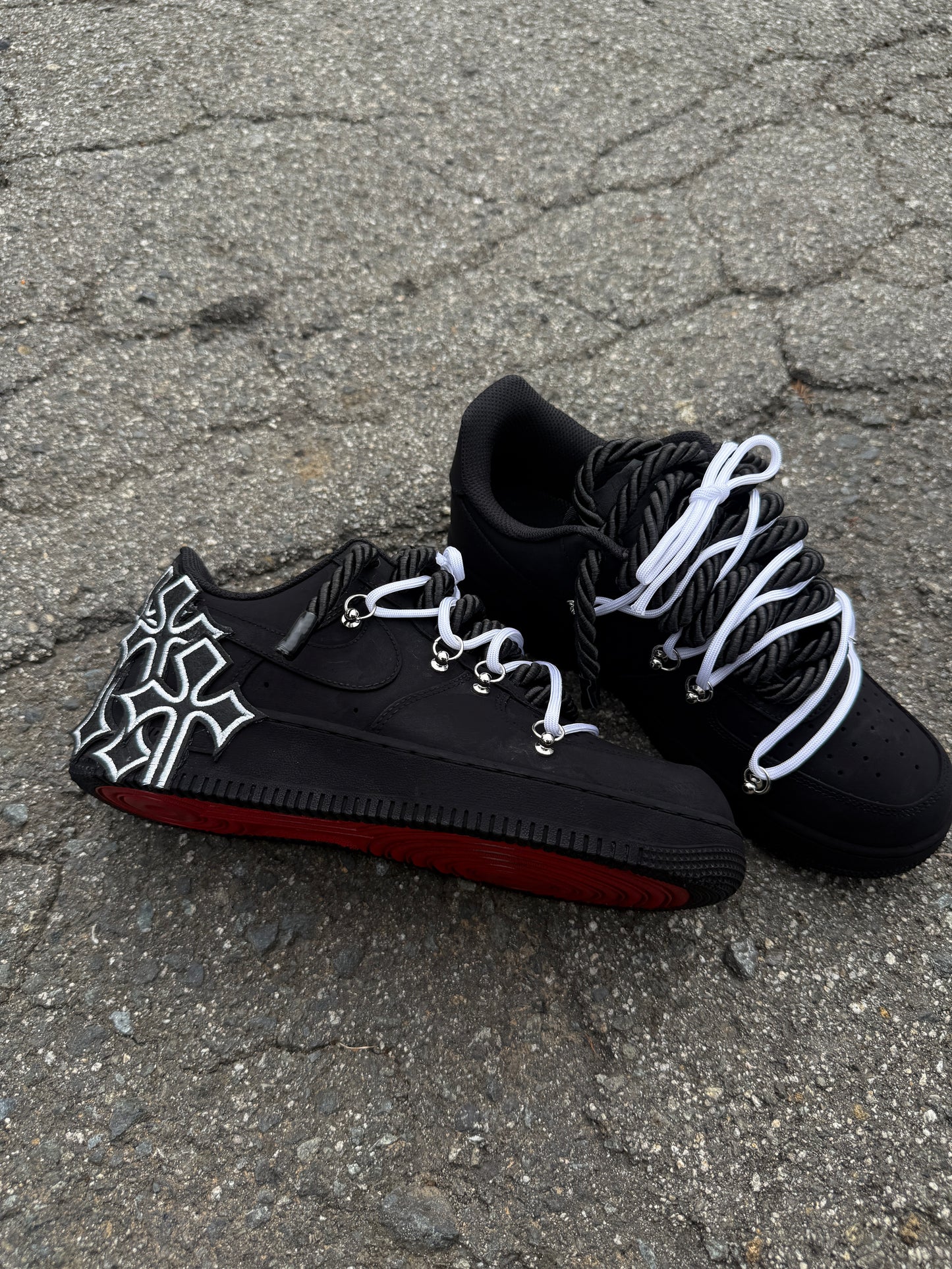 AF1 Ropez “Chrome matte black”