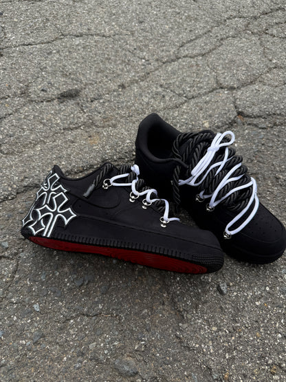 AF1 Ropez “Chrome matte black”