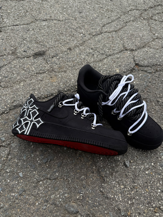 AF1 Ropez “Chrome matte black”