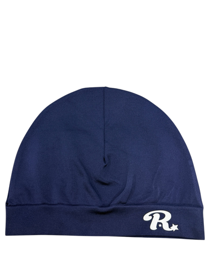 Gorro azul con calavera