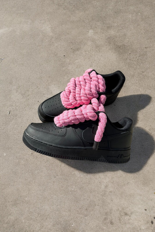 Black Ropez "Bubble Gum" Laces